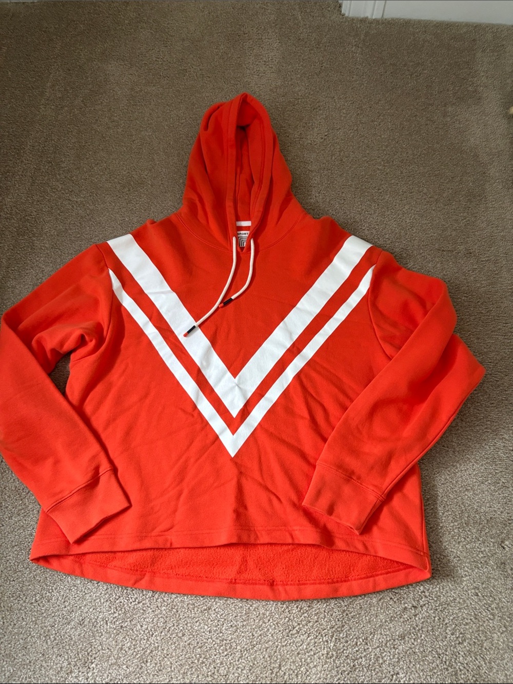 •TORY SPORT• French Terry Chevron Hoodie M.